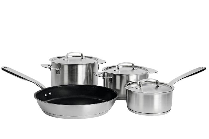 Набір посуду (4 предмета) Fiskars All Steel KMTS 5704-2
