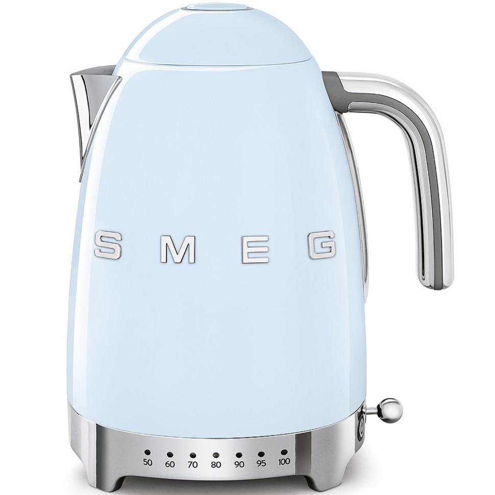 Чайник Smeg Стиль 50-х KLF04PBEU пастельно-блакитний