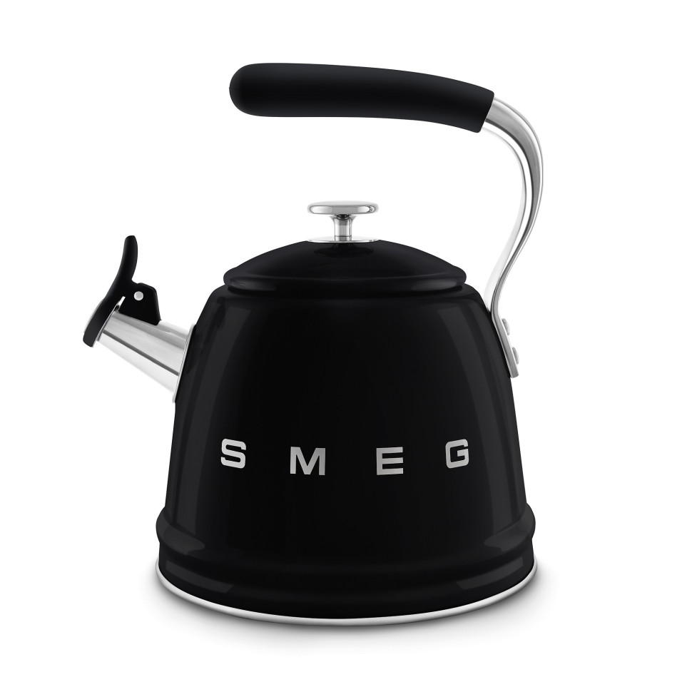 Чайник зі свистком Smeg WKF01BL чорний